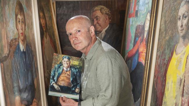 Peter Pidgeon, son of the famous Australian artist William Pidgeon, hopes to find his father’s missing Archibald Prize painting. Picture: Rob Leeson