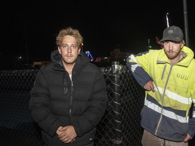 Jeremy Clutterbuck and Jareth Clutterbuck 2024 Mildura Show. Picture: Noel Fisher