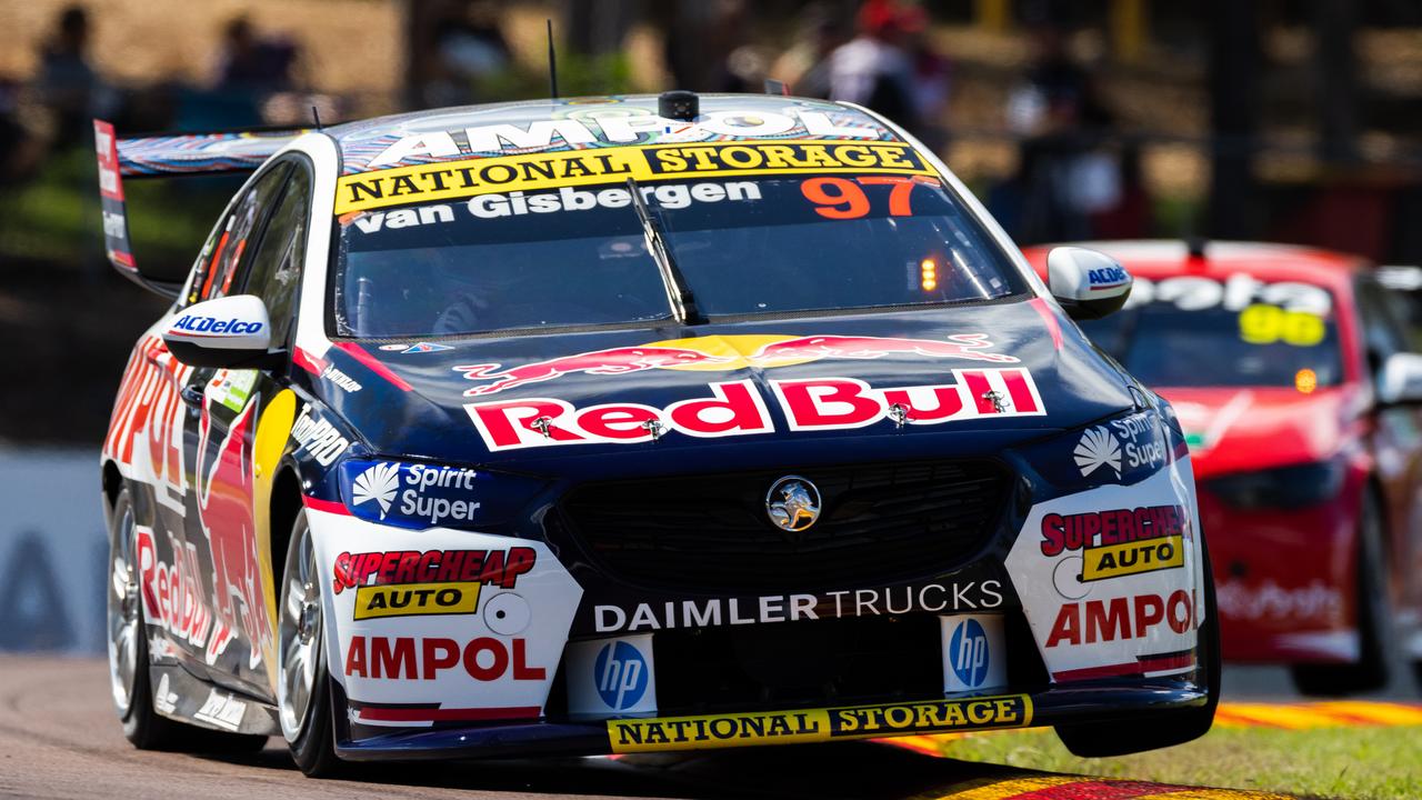 Teammate and series leader Shane van Gisbergen finished just behind Whincup after the opening practice session. Picture: Getty Images