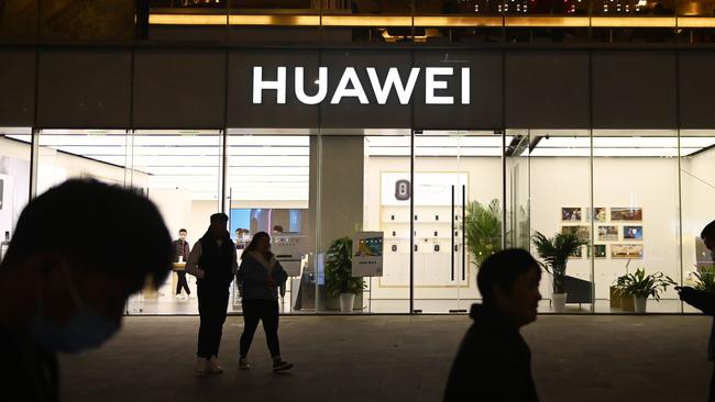 Huawei is feeling the impact of restrictions imposed on it because of security concerns. Picture: AFP