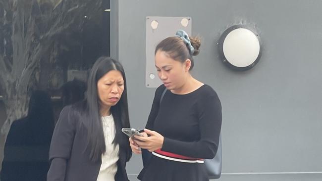 Thi Thu Hein Vu, 35, of Lake Haven (right), leaving Wyong Local Court with her solicitor Camvan York (left). Ms Vu is charged with cultivating and supplying commercial quantities of cannabis from suburban hydro houses. Picture: NewsLocal