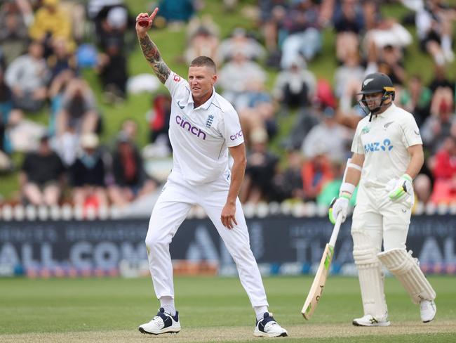 Brydon Carse is part of England’s new phalanx of fast bowlers Picture: AFP