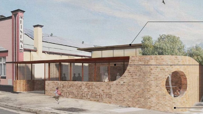 An artist’s impression of the Narooma Arts Centre.