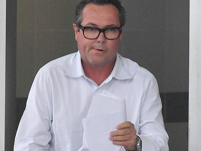 Richard Marlborough leaves the police watch house in Brisbane last month. Picture: AAP