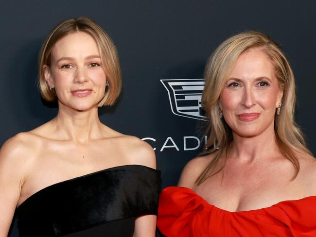 Carey Mulligan and Michelle Sobrino-Stearns on the red carpet. Picture: Getty Images