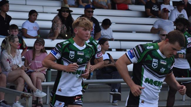 Meninga Cup semi-final action between the Ipswich Jets and Townsville Blackhawks. Saturday April 15, 2023.