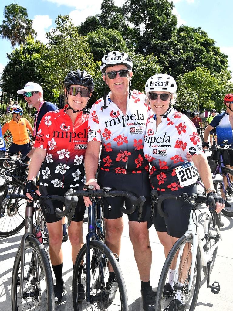 Tour de Brisbane. Sunday April 14, 2024. Picture, John Gass