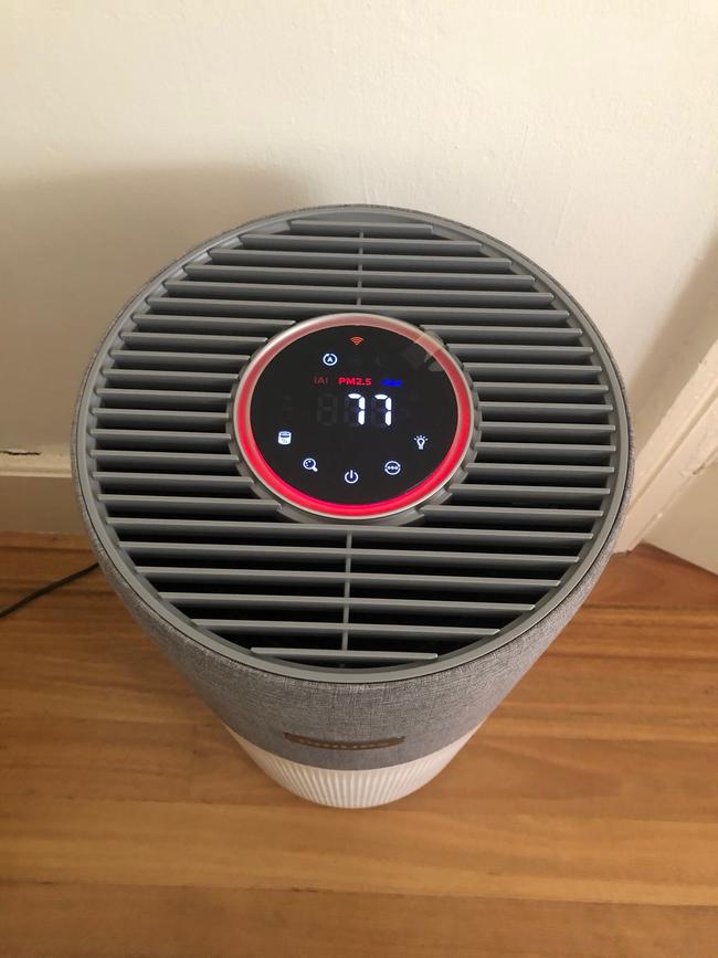 The Philips Air Purifier 3000i Series in news.com.au journalist Phoebe Loomes’s house.