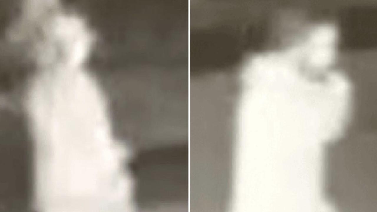 Police have released two images of people they'd like to speak to about a fire at Granville State School.