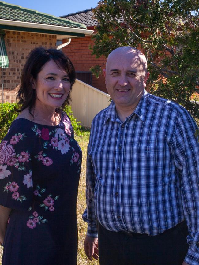 Anna Gare and Mt Druitt taxi driver Cyrille Giannini. Picture: Tim Thatcher