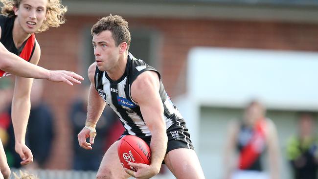 Jarryd Blair playing for Collingwood’s VFL team in 2018. Picture: Michael Klein