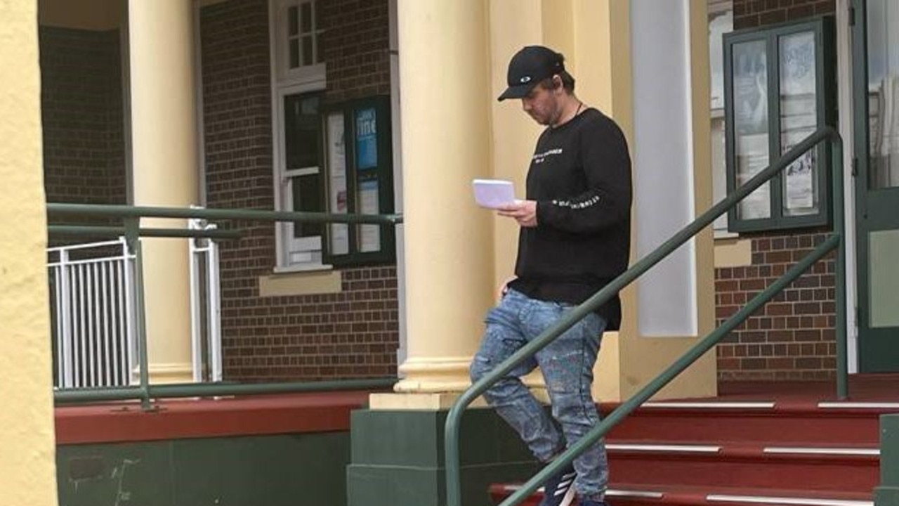 Tarzali man, Jasper Huddleston leaves the Atherton Magistrates Court after facing 11 counts of attempted obtaining financial advantage by deception. Picture: Supplied