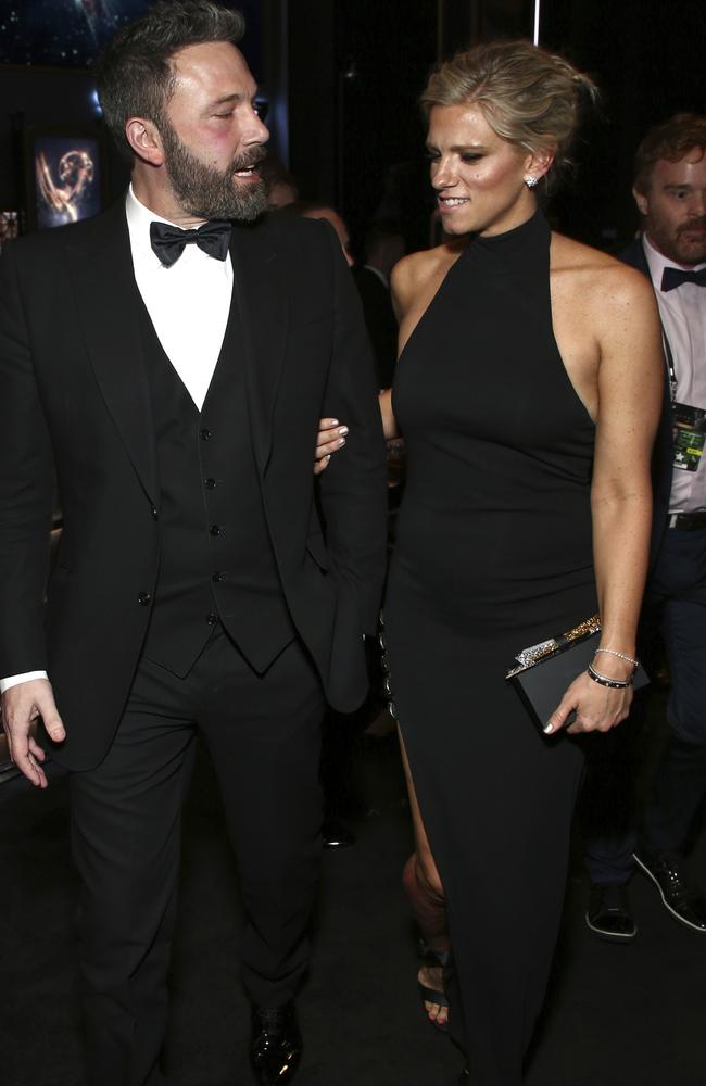 Affleck and Shookus attended the Emmy Awards together in 2017. Picture: AP Images.