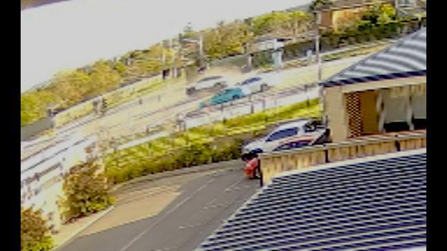 CCTV reveals moment two cars crash at Berwick intersection