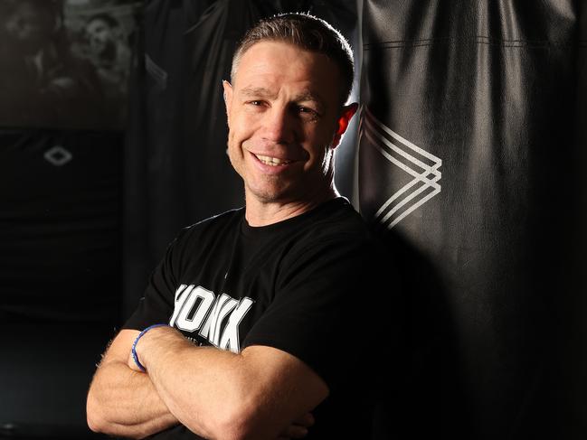 Boxer Michael Katsidis, Corporate Boxing Gym, Fortitude Valley. Picture: Liam Kidston