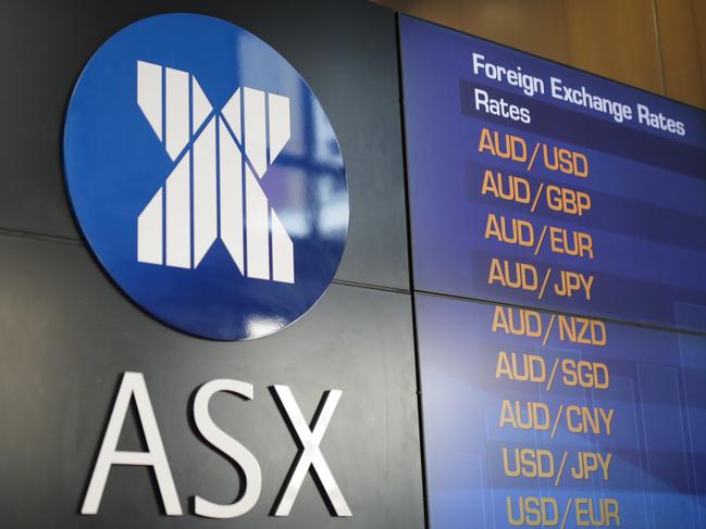 SYDNEY, AUSTRALIA - NewsWire Photos MARCH 09, 2021 - The Australian Securities Exchange (ASX) display in Sydney.Picture: NCA NewsWire / Christian Gilles