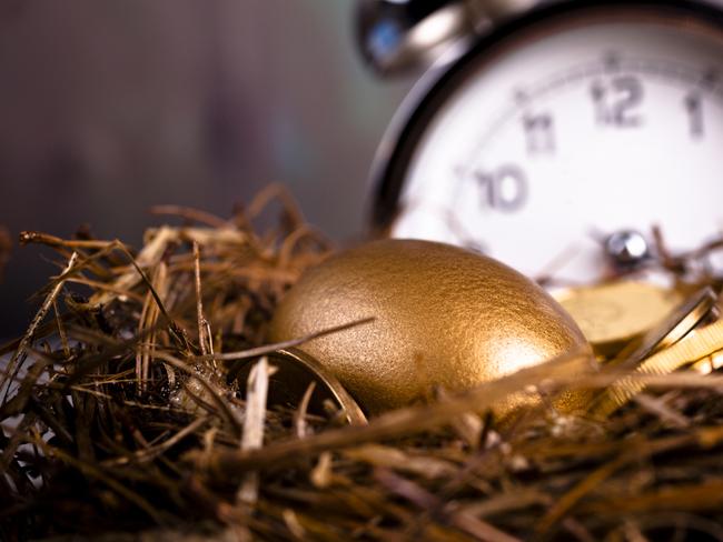 clock, australian money, superannuation, nest egg