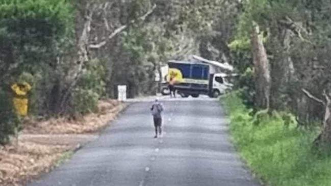 Emergency services were called to Coghlan Rd about 9.50am where they believe a Hino truck left the road and crashed into a tree.Â