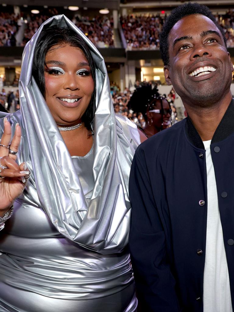 Lizzo and Chris Rock. Picture: Kevin Mazur/WireImage