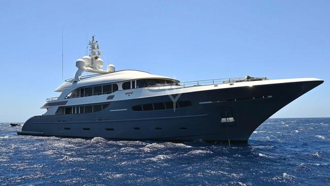 Anthony Bell’s superyacht.