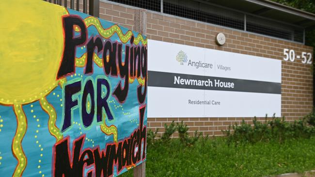 Since the outbreak, Newmarch House staff have undergone special training. Picture: AAP Image/Dean Lewins