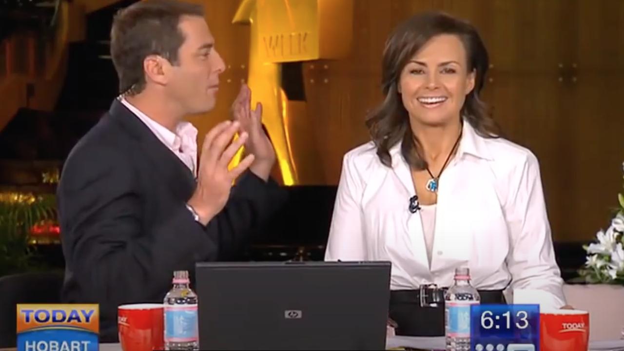 Karl and Lisa hosting Today the morning after the Logies in 2009.