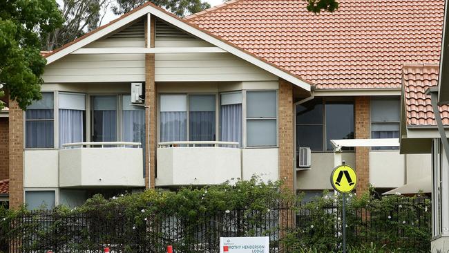 Dorothy Henderson Lodge is again under lockdown almost three weeks after it was given the all clear from the state’s health authorities. Picture: John Appleyard