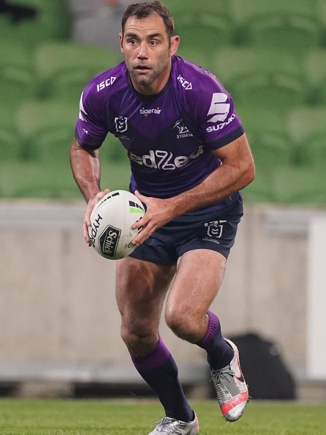 Cameron Smith doesn’t have a deadline to decide his future. Picture: Scott Barbour/AAP