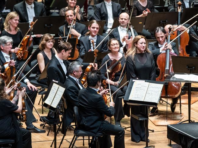 Simone Young and the Sydney Symphony Orchestra. Picture: supplied