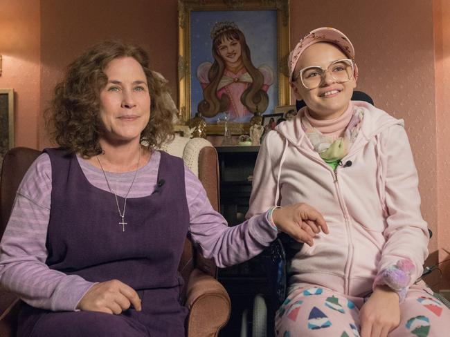 Patricia Arquette and Joey King in a scene from The Act. Picture: Brownie Harris/Hulu