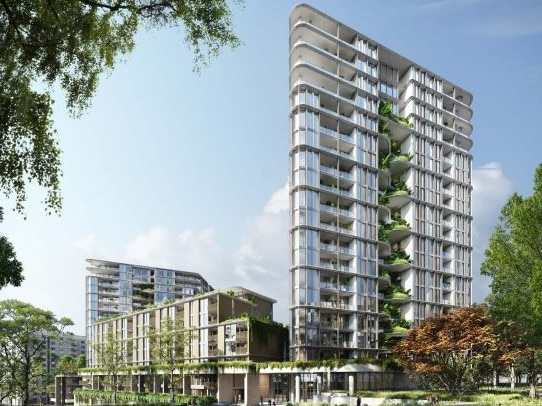 $256 million plans for six apartment towers in Spurway Drive, Norwest.