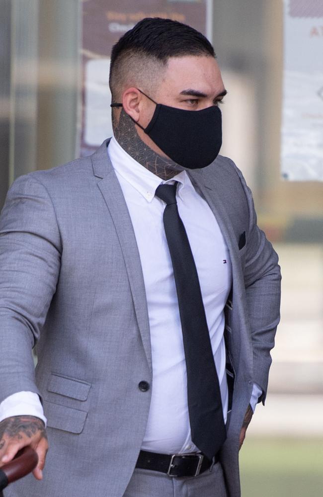 Bellbird Park man Joshua An Vu, 33, leaves Brisbane Supreme Court. Picture: Brad Fleet