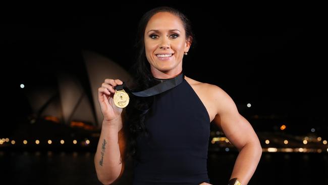 Brittany Breayley has been named Dally M Female Player of the Year. Picture: Brett Costello