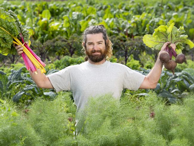 HORTI: WILDWOOD ORGANICS - Ben DunnVegetable grower Ben Dunn from Wildwood Organics at Clarkefield.PICTURED: Ben Dunn from Wildwood OrganicsPicture: Zoe Phillips