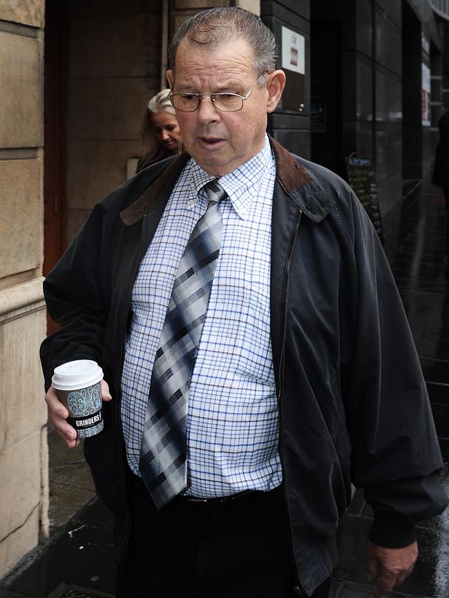 George Williams leaves the Coroner’s Court deciding whether or not an inquest would be held into the death of his son, Carl. Photo: Ellen Smith