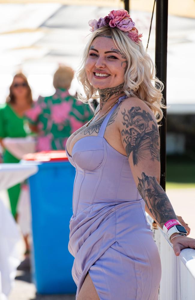 Bianca Holland at the 2024 Darwin Cup Carnival Ladies Day. Picture: Pema Tamang Pakhrin