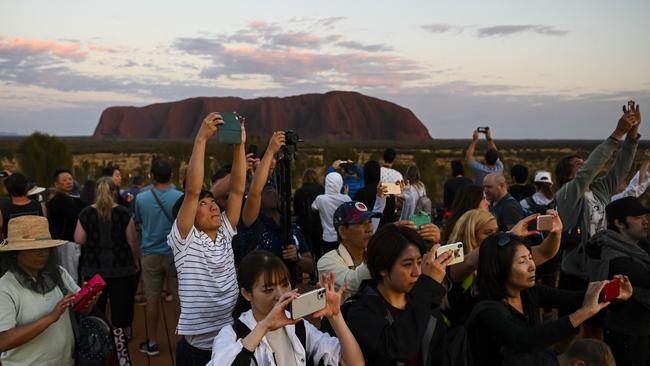 There has been a huge spike in the number of visitors to the site. Picture: AAP Image/Lukas Coch