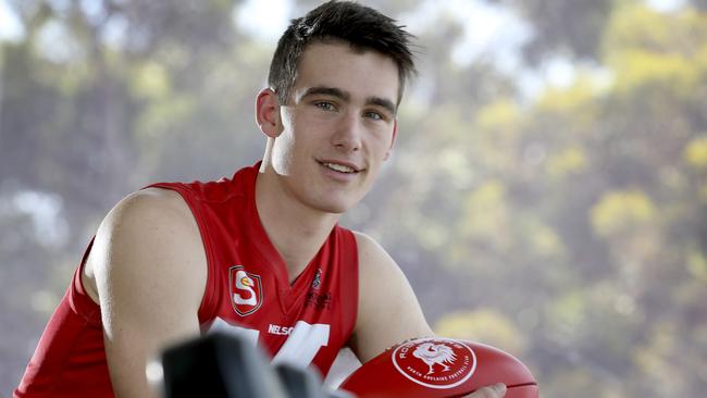 North Adelaide defender Dyson Hilder was overlooked at the drafts. Picture: Dean Martin