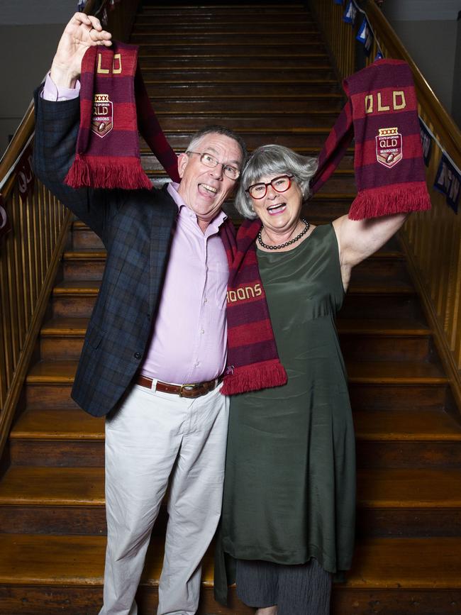 State of Origin: The Musical! Premiere, Princess Theatre Woolloongabba. Ian and Heather Walker. 30.11.2019 - Picture: Renae Droop/RDW Photography