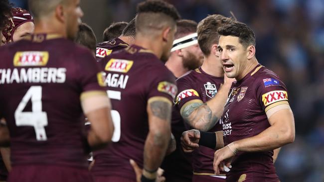 Billy Slater was the dominant player early in the game and will be the player who Kalyn Ponga will be taking over at fullback.