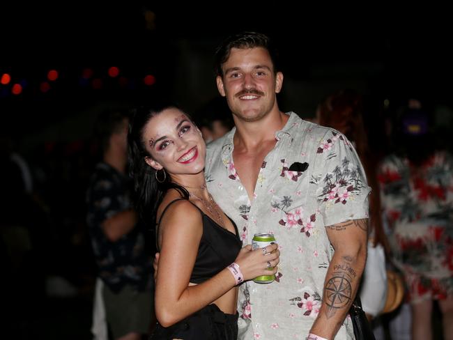 The Grass Is Greener music festival at the Cairns Showgrounds. Jess Beer and Reece Groenendsl. PICTURE: STEWART MCLEAN