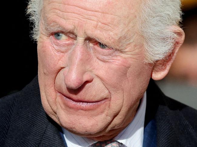 Britain's King Charles III attends a reception at Waltham Forest Town Hall in London on December 20, 2024, to meet local community volunteers, young people, emergency services, and faith representatives operating in Waltham Forest.. (Photo by Mina Kim / POOL / AFP)