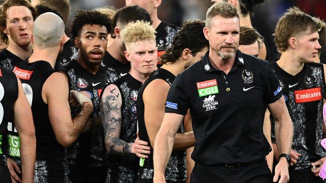 The pressure is building on Nathan Buckley. Picture: Getty Images