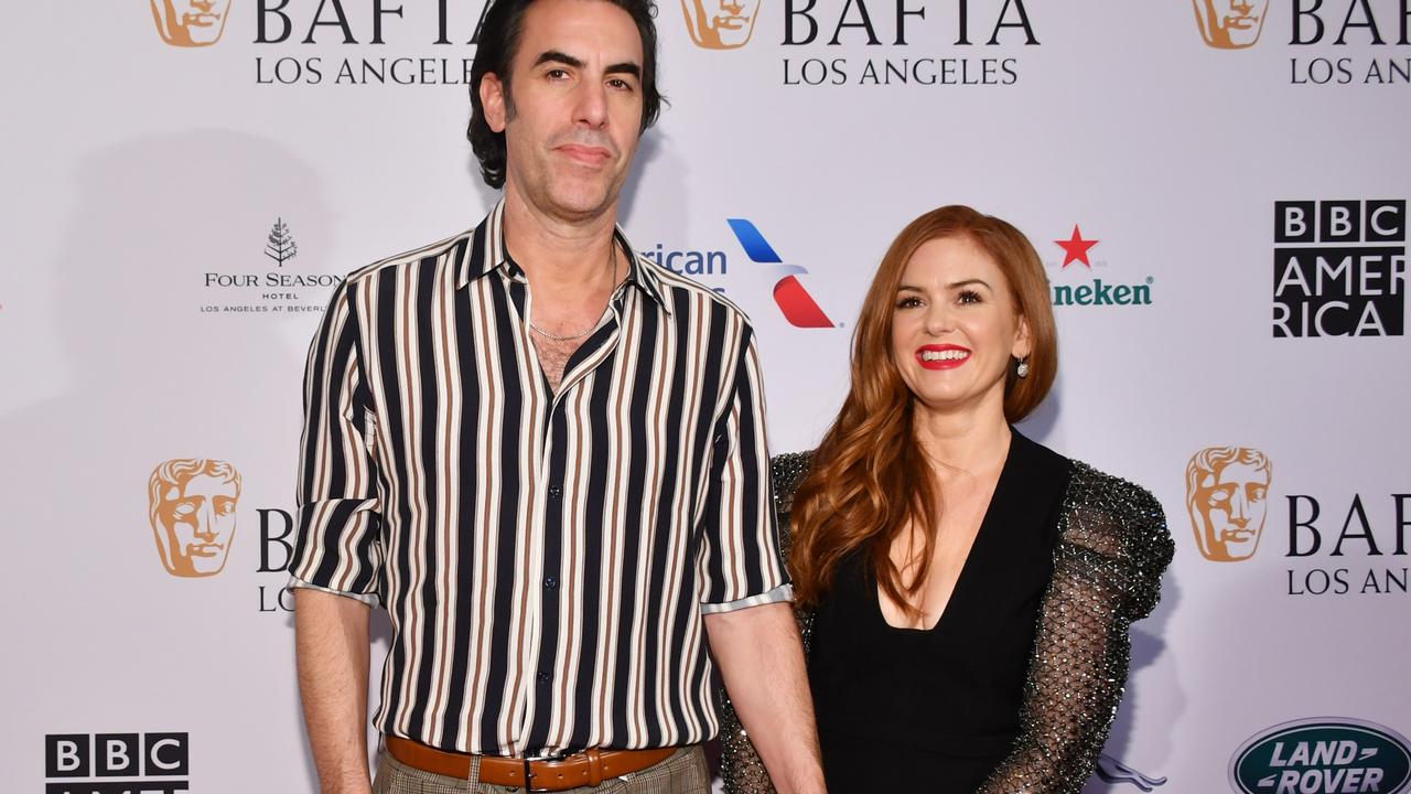 Sacha Baron Cohen and Isla Fisher announced their divorce on social media after 13 years of marriage. Photo: Amy Sussman/Getty Images.