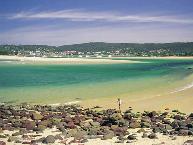 The Sapphire Coast has a lot to offer from lakes at Merimbula and Pambula to whales along the coastline. Pictures: Destination NSW