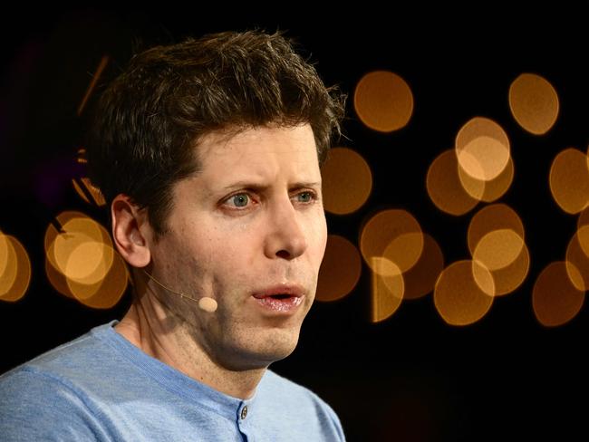 (FILES) Sam Altman, CEO of OpenAI, speaks during The Wall Street Journal's WSJ Tech Live Conference in Laguna Beach, California on October 17, 2023. ChatGPT-maker OpenAI laid out plans on December 27, 2024, for a new corporate structure shifting away from control by a non-profit -- an issue of contention for the artificial intelligence trailblazer. (Photo by Patrick T. Fallon / AFP)