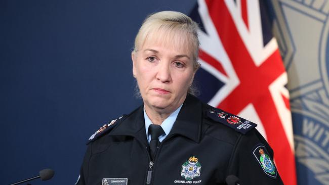 Queensland Police Commissioner Katarina Carroll will be taken to court over her Covid-19 vaccine mandate. Picture: Liam Kidston.