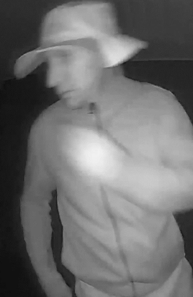 Police have released fresh images of a Geelong night stalker without his face mask for the first time. Picture: Supplied