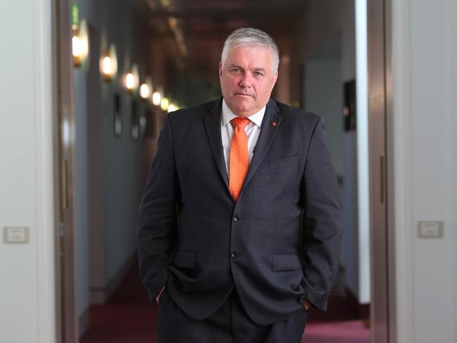 Senator Rex Patrick at Parliament House in Canberra. Picture Kym Smith