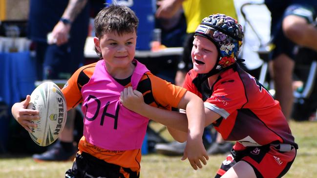 Wests Tigers Mackay vs. Redlynch Razorbacks from Cairns. Picture: Cameron Bates